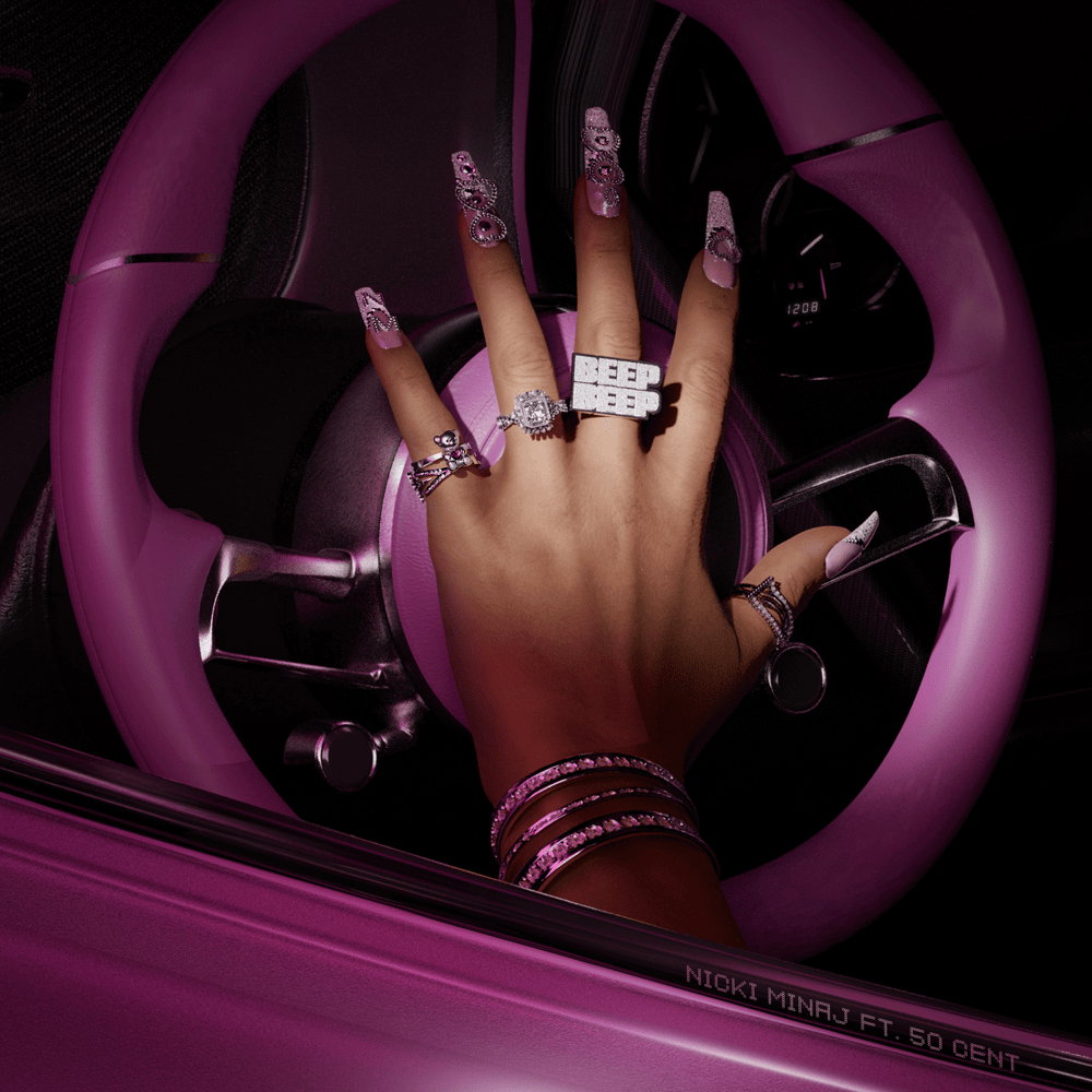 Album cover art for "Beep Beep (Remix)" by Nicki Minaj & 50 Cent