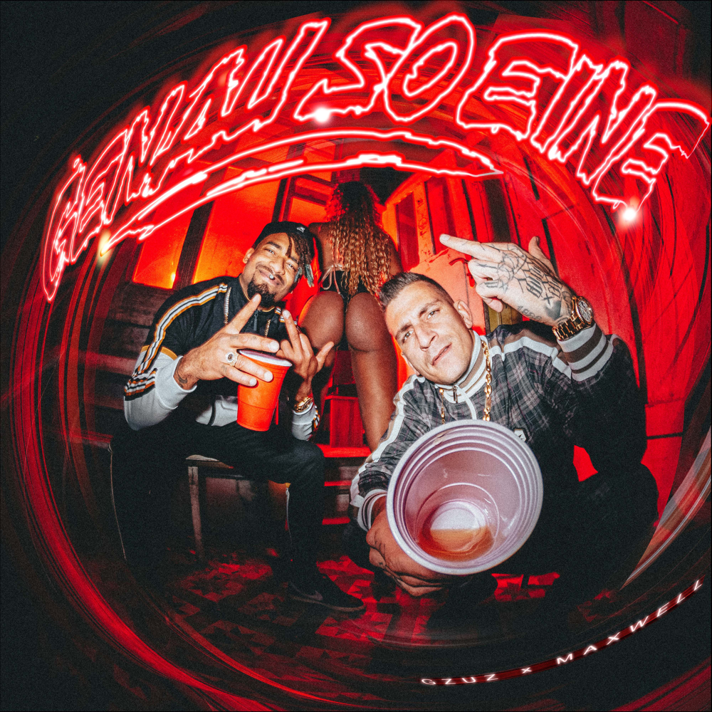 Album cover art for "Genau so Eine" by Gzuz