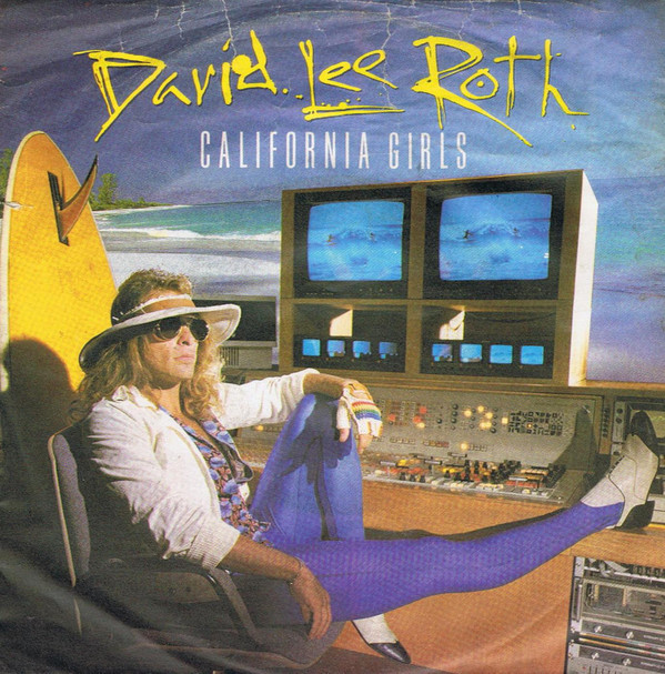 Album cover art for "California Girls" by David Lee Roth