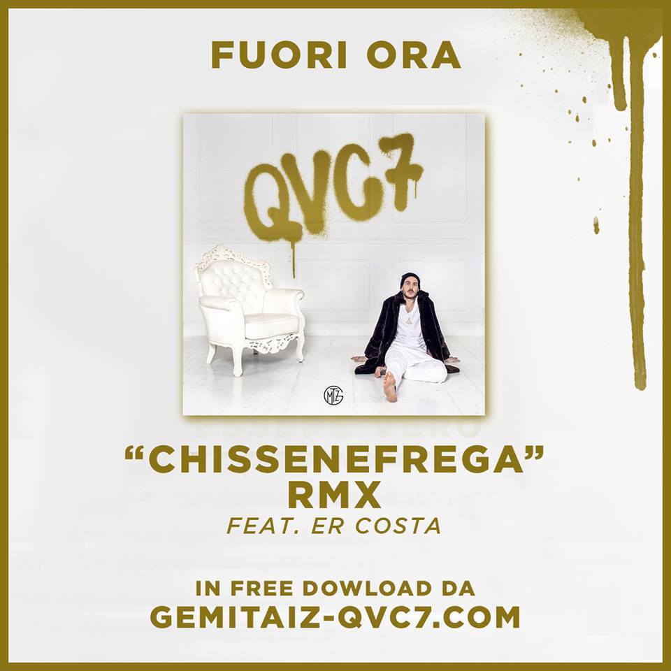 Album cover art for "Chissenefrega RMX" by Gemitaiz & Er Costa