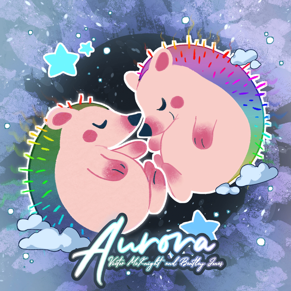 Album cover art for "Aurora" by Victor McKnight