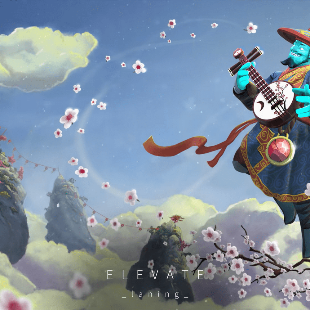 Album cover art for "Elevate" by TheFatRat