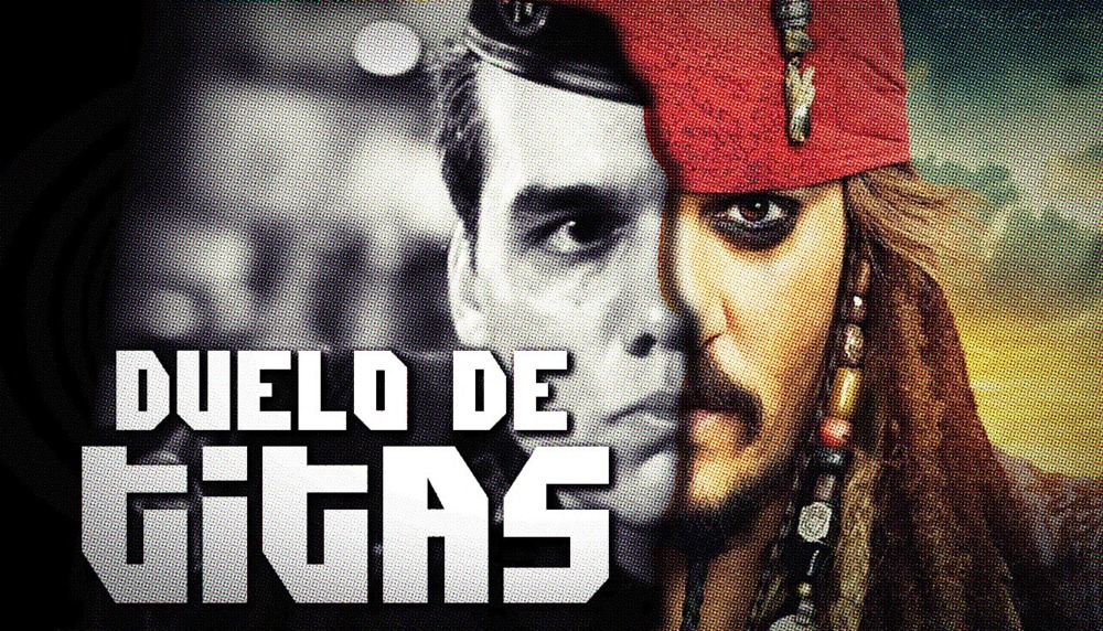 Album cover art for "Capitão Nascimento VS. Capítão Jack Sparrow" by 7 Minutoz