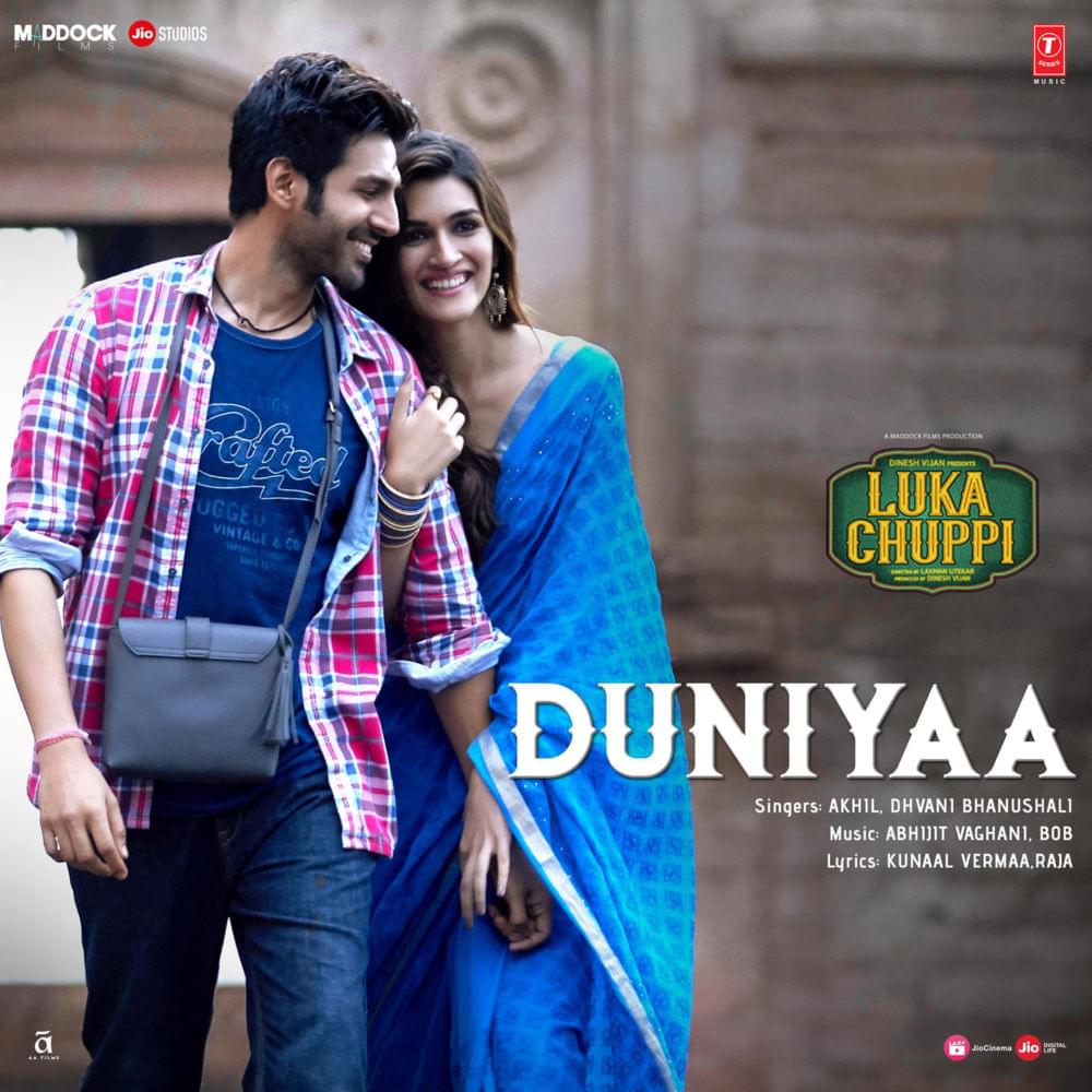 Album cover art for "Duniyaa (From ”Luka Chuppi”)" by Akhil