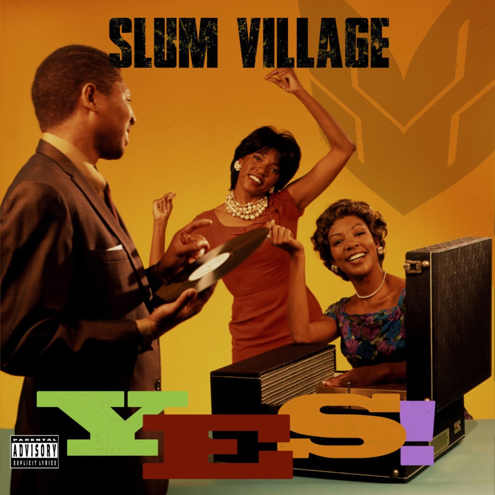 Album cover art for "Love Is" by Slum Village & Illa J & Bilal