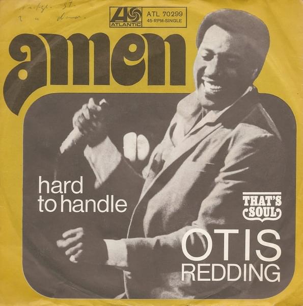 Album cover art for "Amen" by Otis Redding