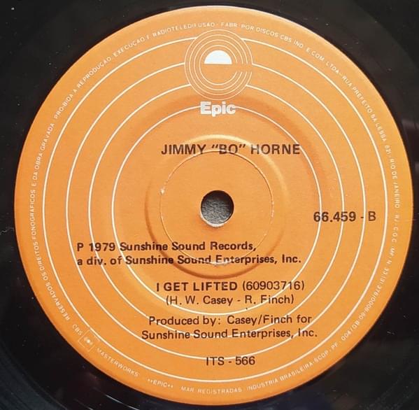 Album cover art for "I Get Lifted" by Jimmy “Bo” Horne