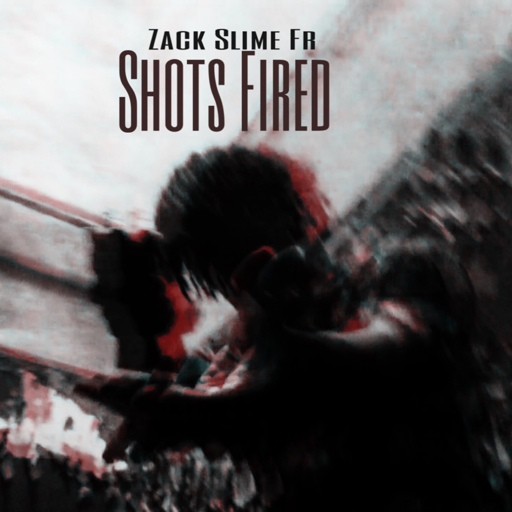 Album cover art for "Shots Fired / Seasons" by Zack Slime Fr