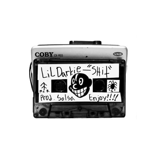 Album cover art for "SHIT" by Lil Darkie