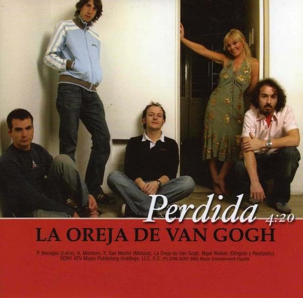 Album cover art for "Perdida" by La Oreja de Van Gogh