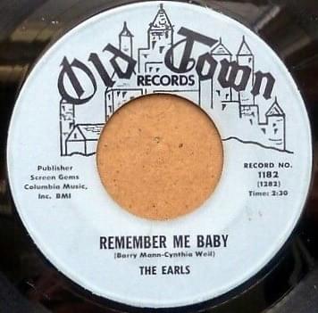 Remember Me Baby by The Earls