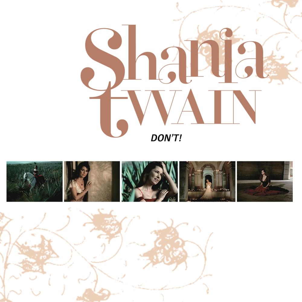 Album cover art for "Don’t!" by Shania Twain