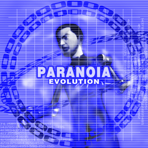 Album cover art for "PARANOiA Evolution" by 200 (D.D.R.)