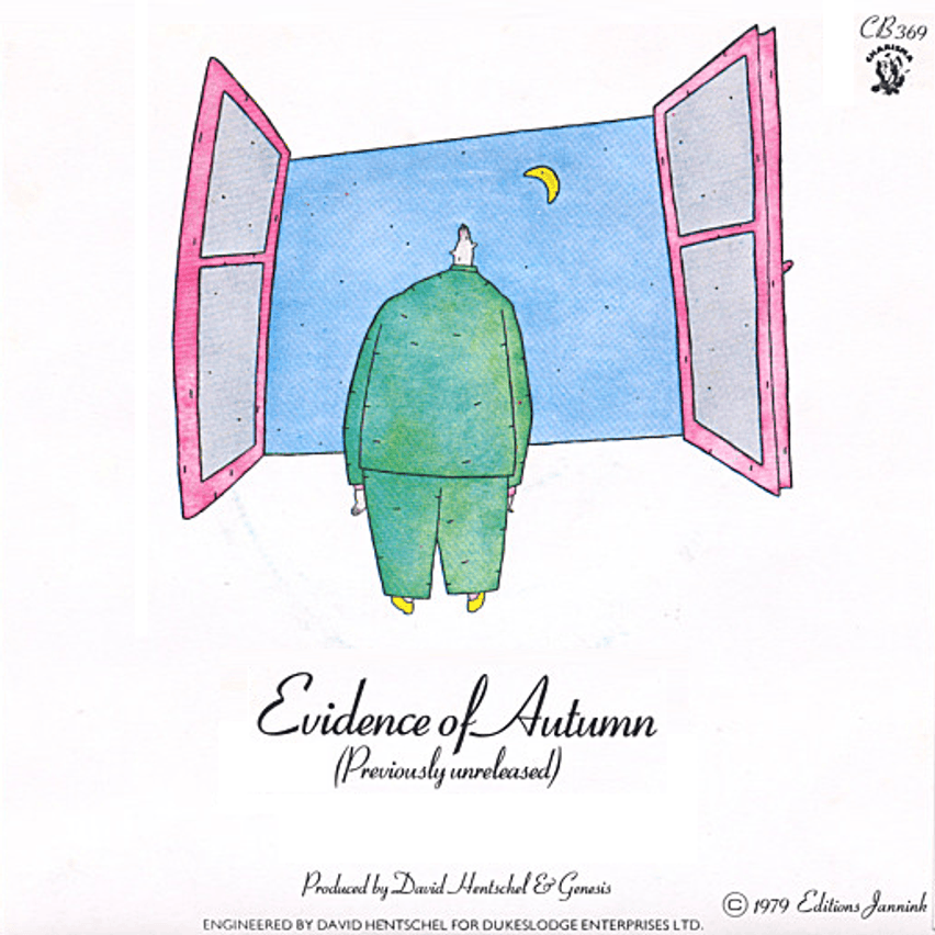 Album cover art for "Evidence of Autumn" by Genesis