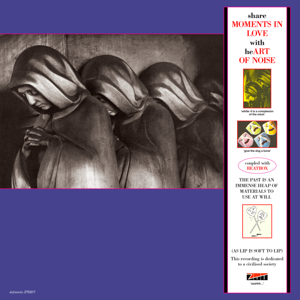 Album cover art for "Moments in Love" by The Art of Noise