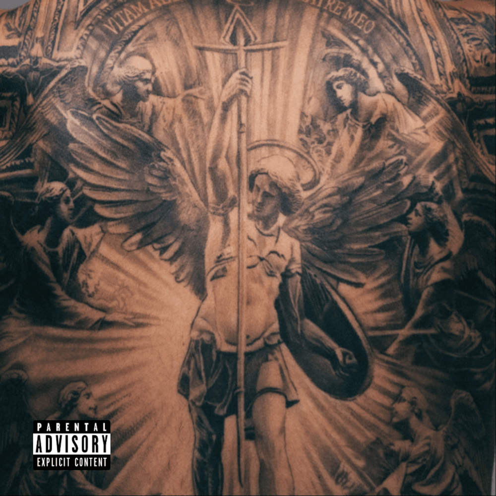Album cover art for "Quién Contra Mi" by Arcángel