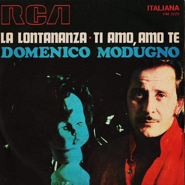 Album cover art for "La Lontananza" by Domenico Modugno