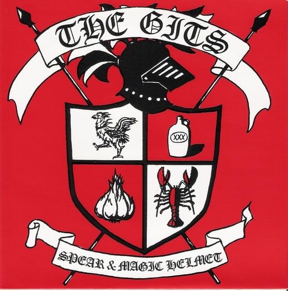Album cover art for "Spear and Magic Helmet" by The Gits