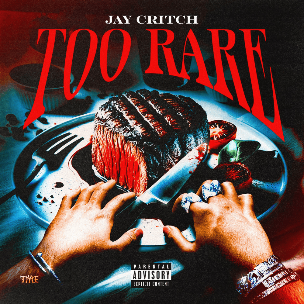 Album cover art for "Too Rare" by Jay Critch