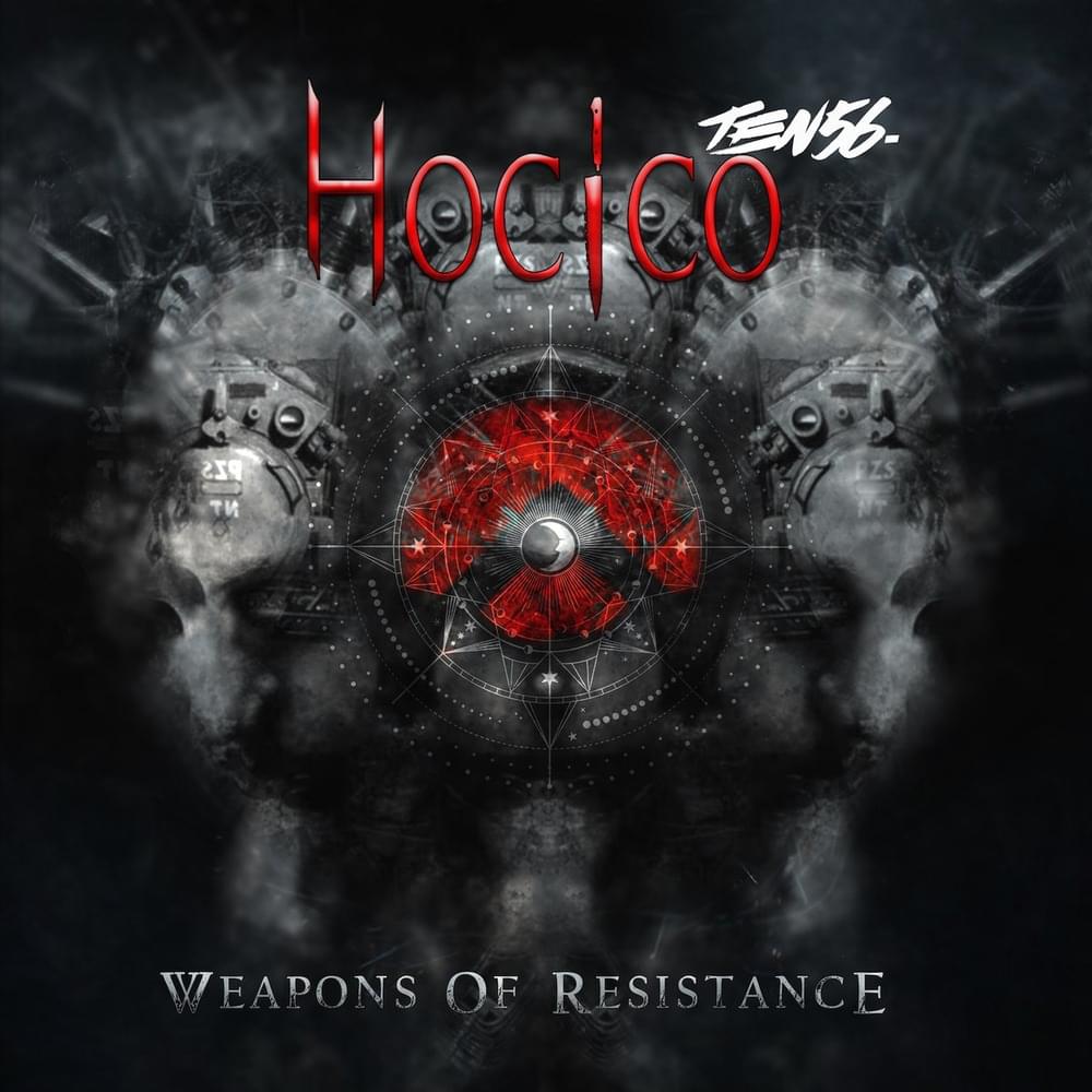 Album cover art for "Weapons of Resistance" by Hocico & Aaron Matts