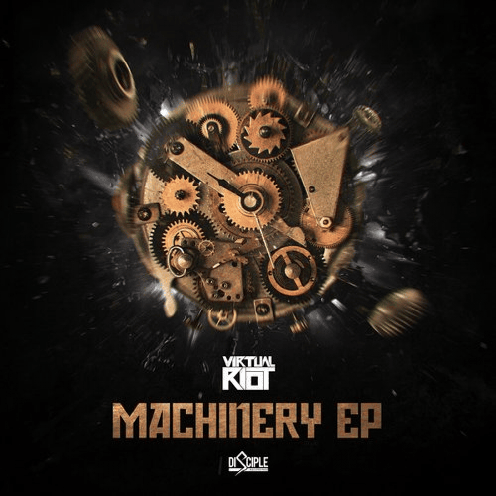 Album cover art for "Machinery" by Virtual Riot