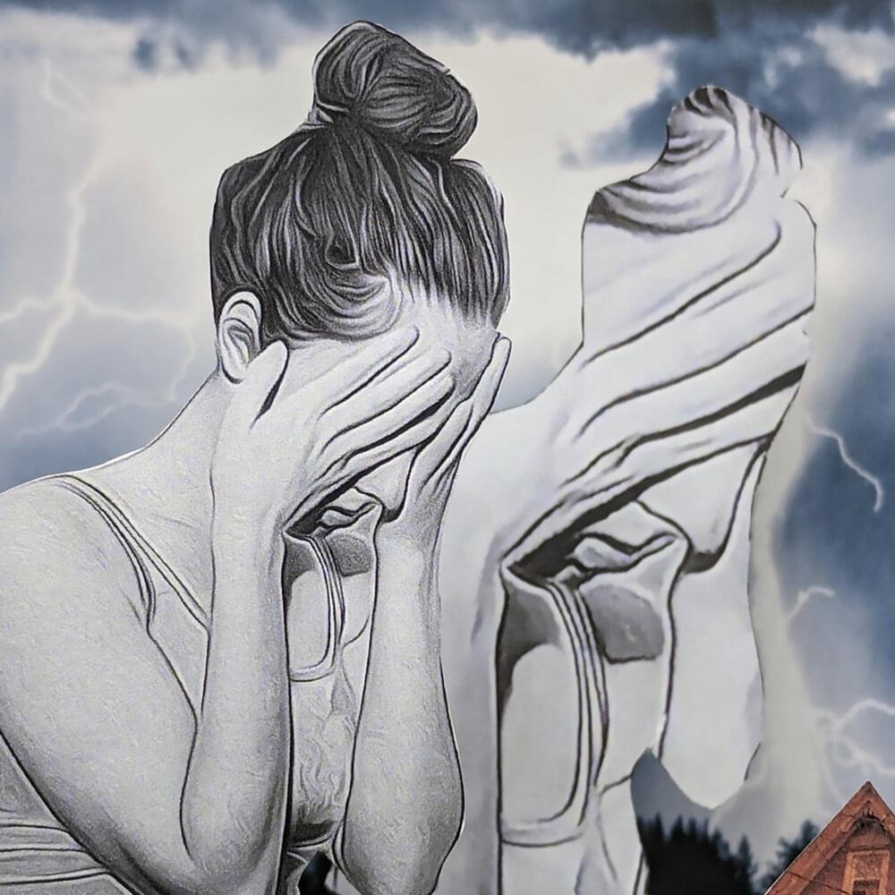 Album cover art for "Someone Painted A Giant Paperclip On The Sidewalk Right Where You Fell" by Venetian Snares