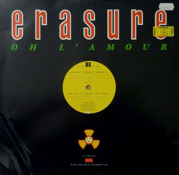 Album cover art for "Oh L’Amour [PWL Funky Sisters Say ”Ooh La La”]" by Erasure