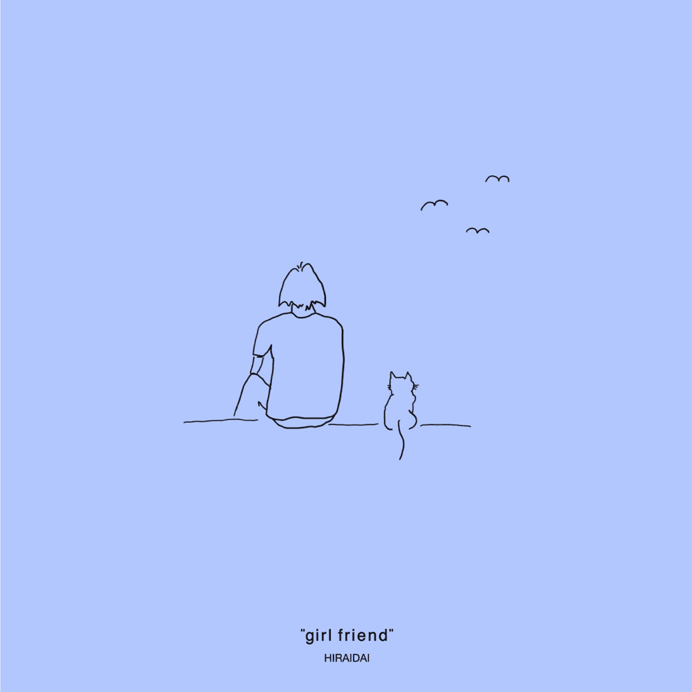 Album cover art for "GIRL FRIEND" by 平井大 (HIRAIDAI)