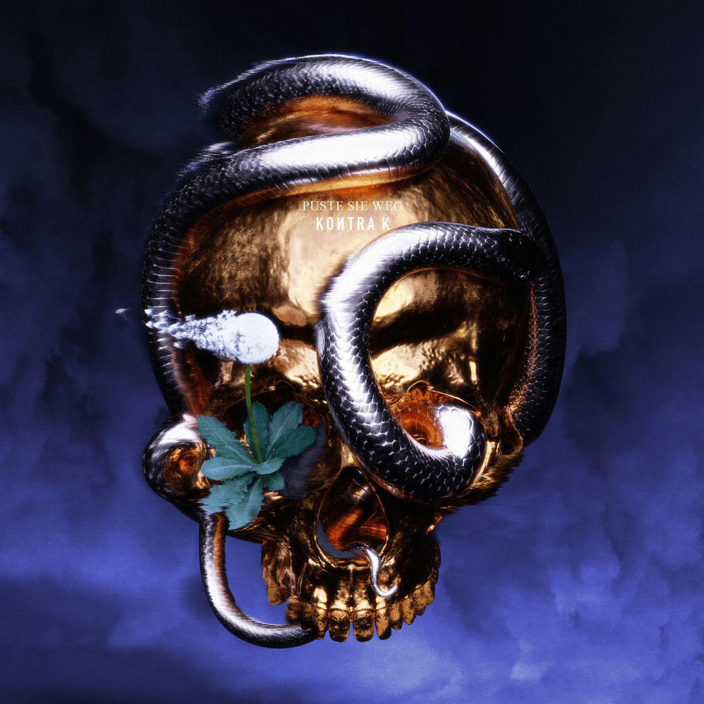 Album cover art for "Puste sie weg" by Kontra K