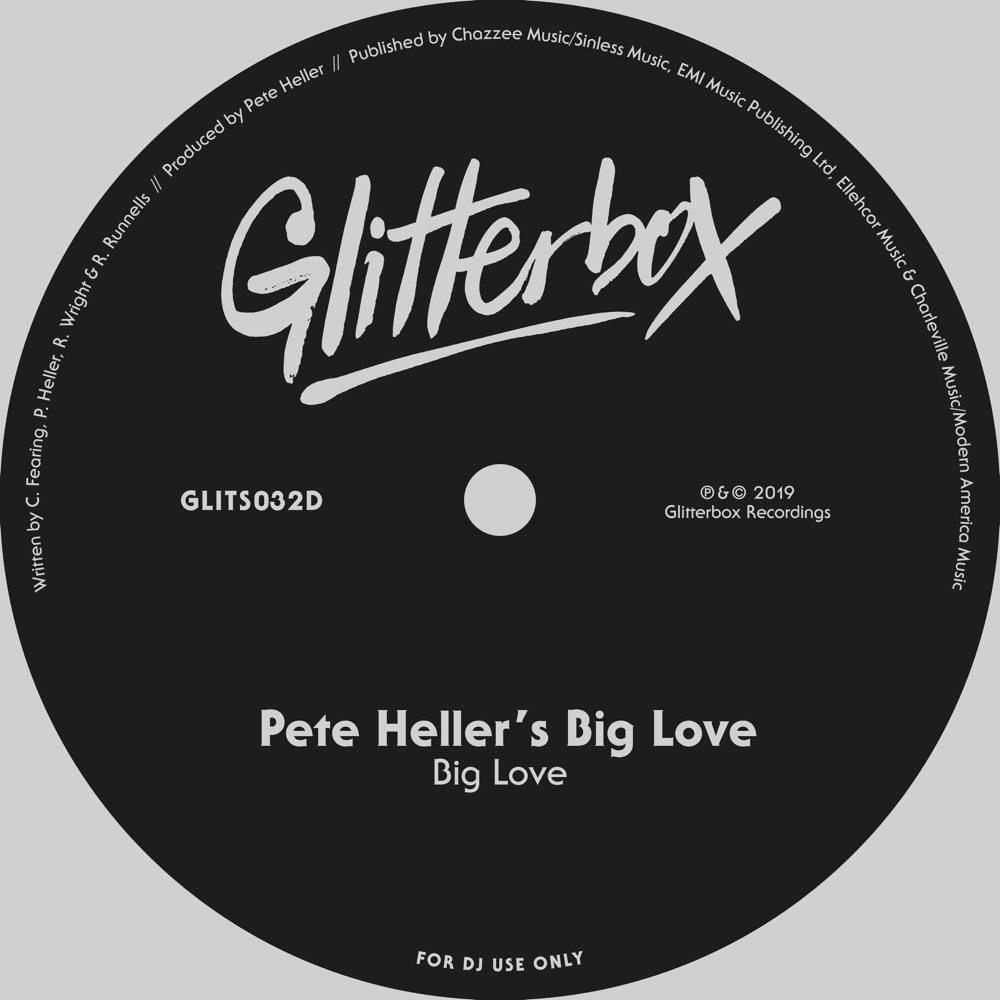 Album cover art for "Big Love - Eat Me Edit" by Pete Heller’s Big Love