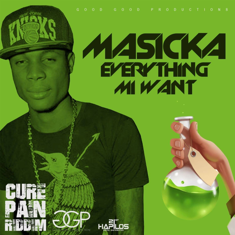 Album cover art for "Everything Mi Want" by Masicka