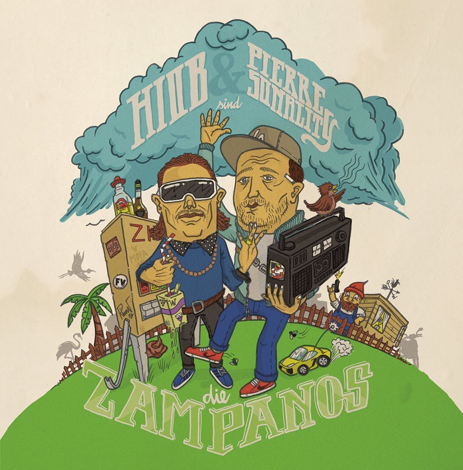Album cover art for "Über uns" by Hiob & Sonne Ra