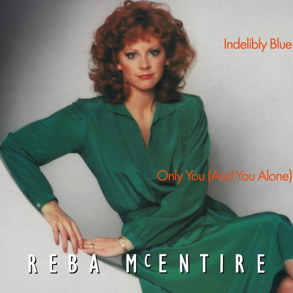 Album cover art for "Indelibly Blue" by Reba McEntire