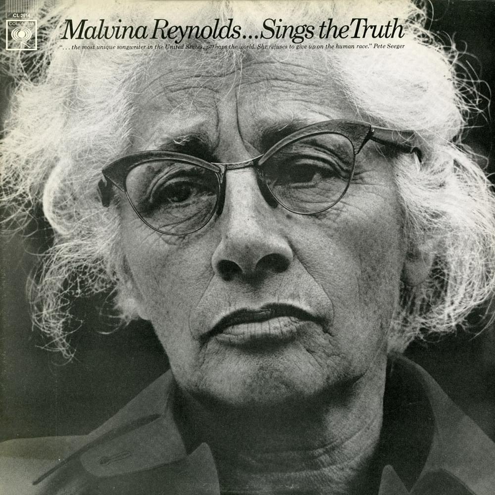Album cover art for "Little Boxes" by Malvina Reynolds
