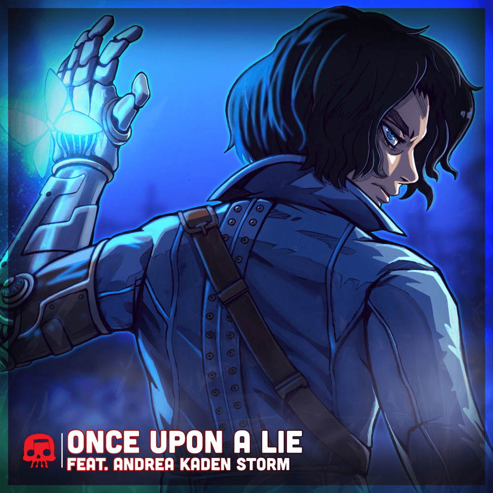 Album cover art for "Once Upon a Lie" by JT Music & Andrea Storm Kaden