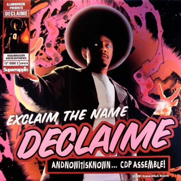 Album cover art for "Exclaim the Name" by Declaime