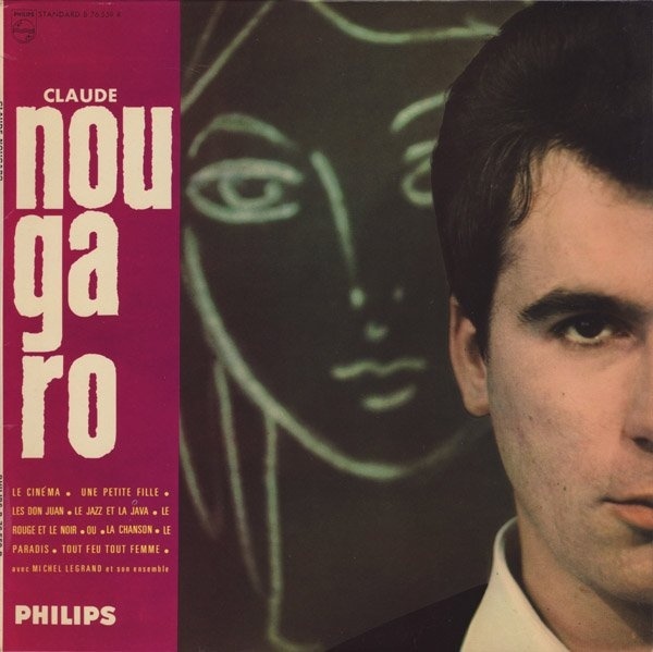 Album cover art for "Le Rouge et le Noir" by Claude Nougaro