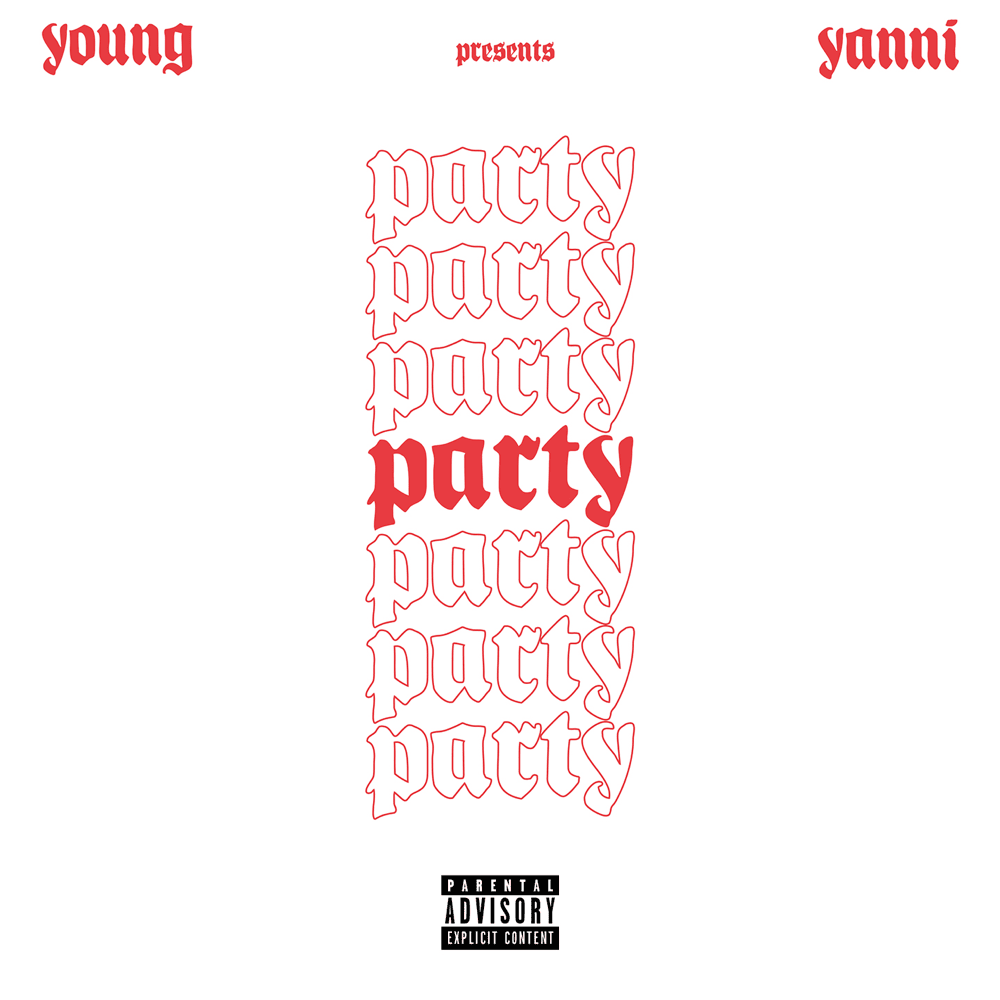 Album cover art for "Party" by Yanix