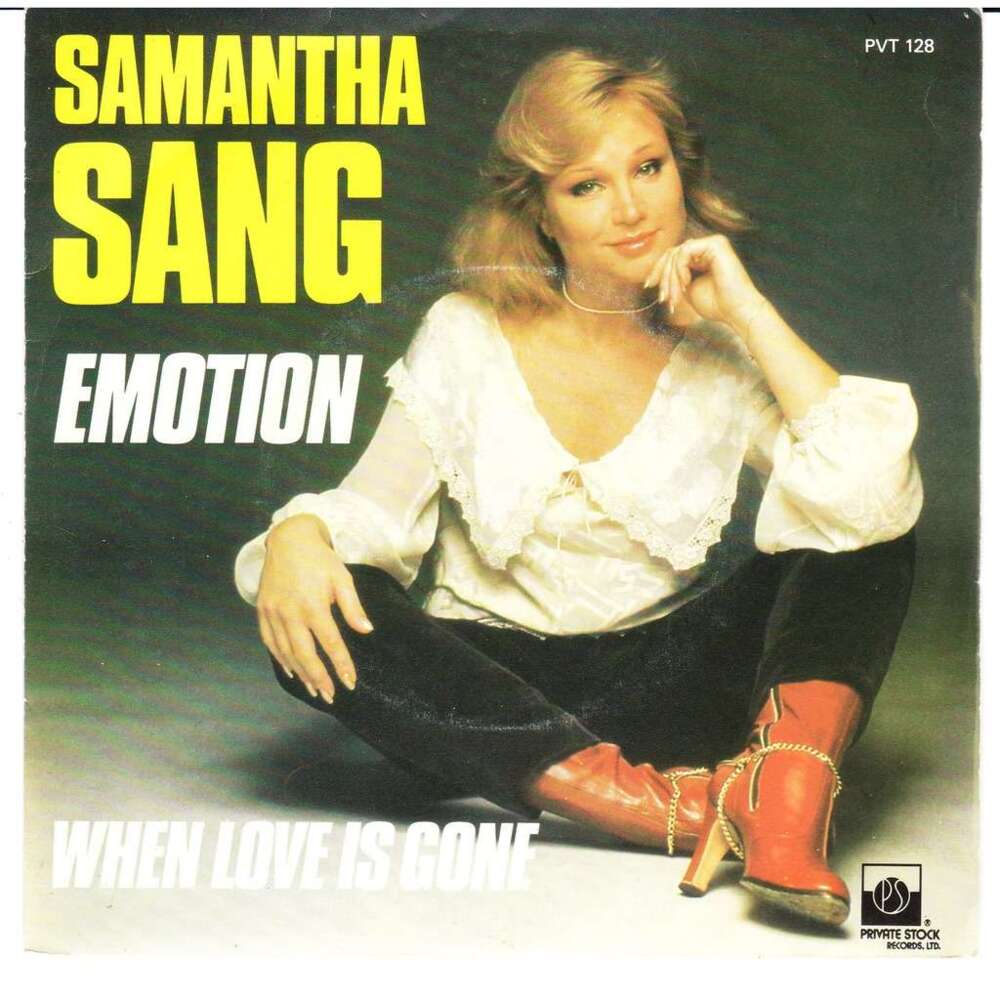 Album cover art for "Emotion" by Samantha Sang