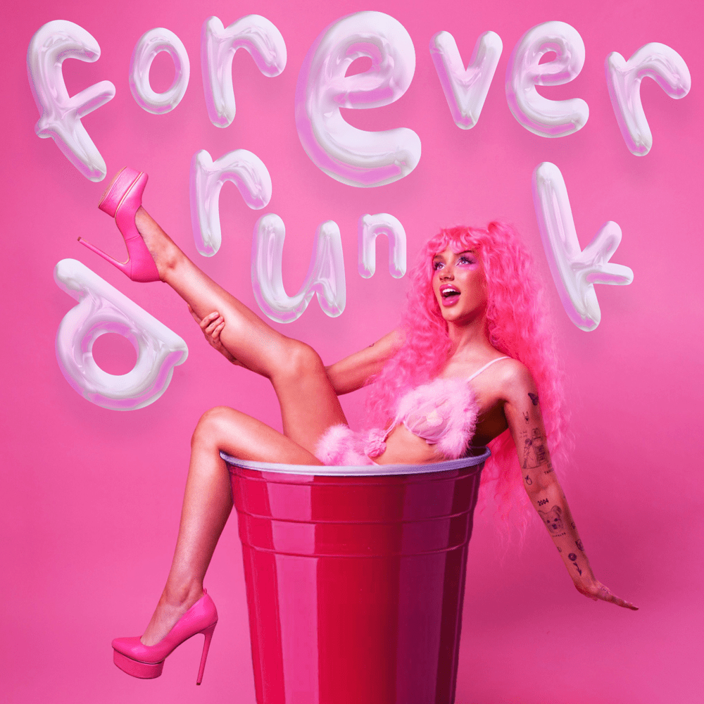 Album cover art for "Forever Drunk" by Peach PRC