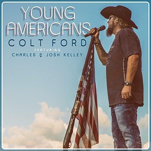 Album cover art for "Young Americans" by Colt Ford & Josh Kelley & Charles Kelley