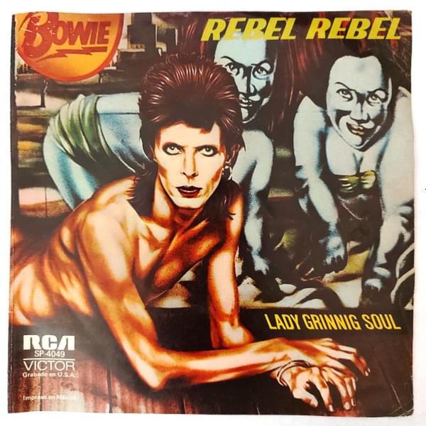 Album cover art for "Rebel Rebel (U.S. Single Version)" by David Bowie