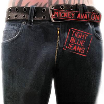 Album cover art for "Tight Blue Jeans" by Mickey Avalon
