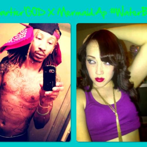 Album cover art for "#WaterBed" by Cartier God & Mermaid.Ap