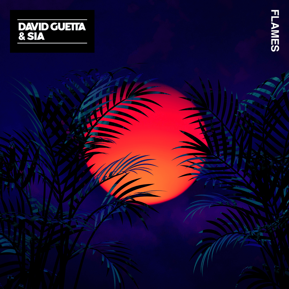Album cover art for "Flames" by Bravo Hits