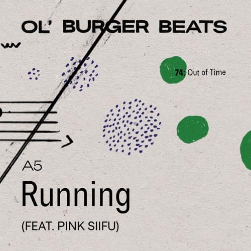 Album cover art for "Running" by Ol’ Burger Beats
