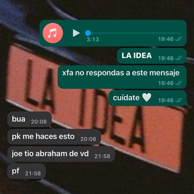 Album cover art for "La Idea" by Abraham Mateo