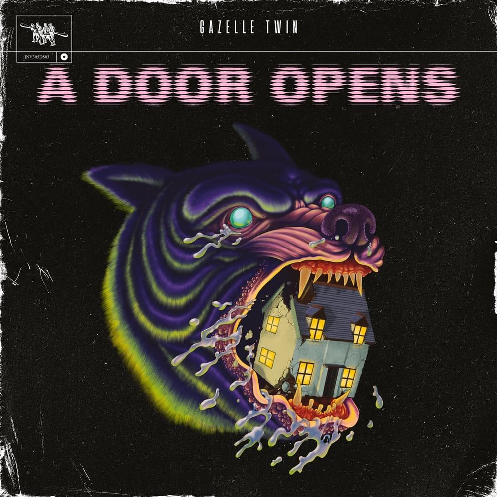 Album cover art for "A Door Opens" by Gazelle Twin