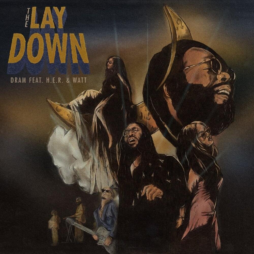 Album cover art for "The Lay Down" by Shelley FKA DRAM, H.E.R. & watt