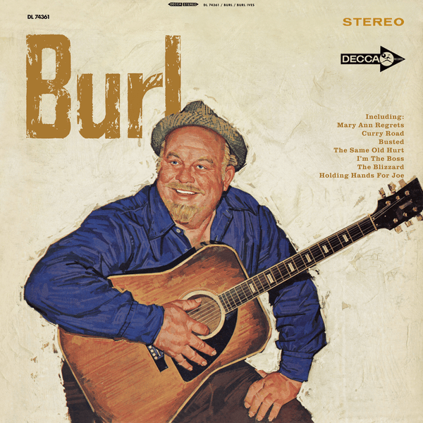 Album cover art for "Mary Ann Regrets" by Burl Ives